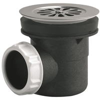 Bonde de douche receveur diamètre 85 mm sortie horizontale diamètre 40 mm - Noyon et Thiebault