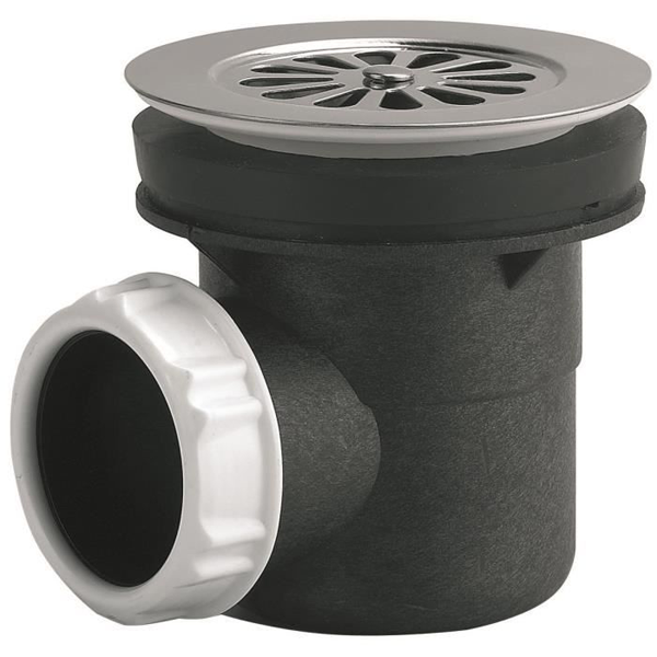 Bonde de douche receveur diamètre 85 mm sortie horizontale diamètre 40 mm - Noyon et Thiebault