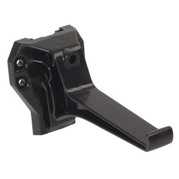 Crochet invisible pour gouttière - Développé de 28 - Longueur 139 mm - À visser - Techtan - Noir