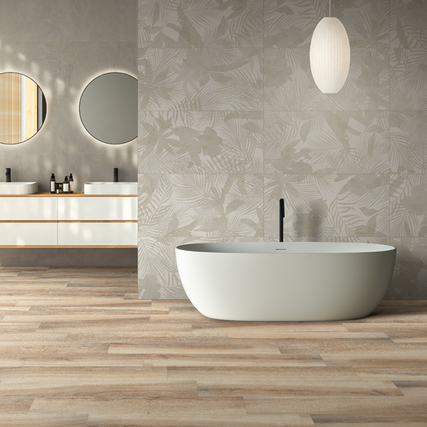 Carrelage sol intérieur effet parquet en grès cérame rectifié - New Derby - 120,0 CM x 20,0 CM - ép. 9,50 MM - Rovere