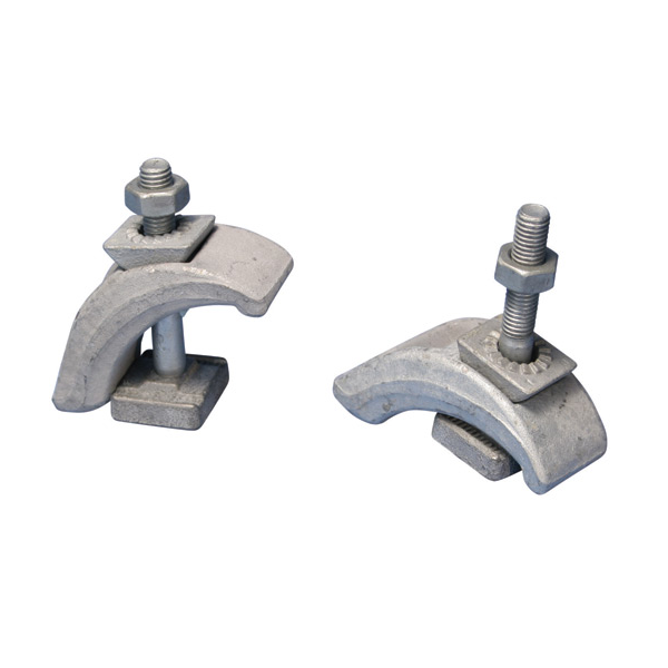 Attache pour rail en C sur poutre Erico - Zone de serrage 3 - 30 mm - Acier galvanisé - Boîte de 20