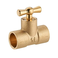Robinet D'Arrêt Bicone Tube Ø12 Mm - Laiton Boutté ACS NF