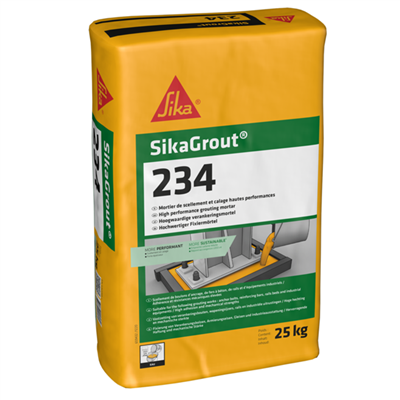 Mortier hydraulique de scellement - SikaGrout 234 - sac de 25 kg