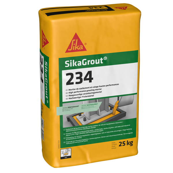 Mortier hydraulique de scellement - SikaGrout 234 - sac de 25 kg