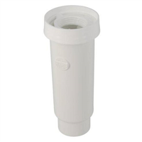 Entonnoir siphonné de groupe sécurité - Nicoll - Sortie verticale 32/40 mm - Garde d'eau 50 mm - PVC-C Blanc