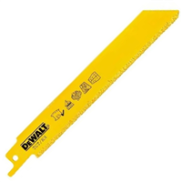 Lame de scie sabre Dewalt DT2335-QZ denture carbure de tungstène - longueur 235 mm pas fin