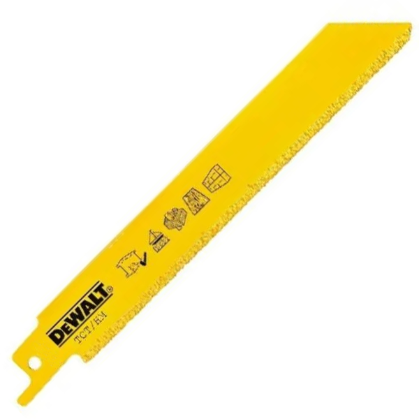 Lame de scie sabre Dewalt DT2335-QZ denture carbure de tungstène - longueur 235 mm pas fin
