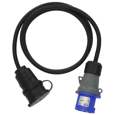 Rallonge électrique avec fiche CEE P17 et prolongateur Brennenstuhl - câble de 1,5 M H07RN-F 3G1,5 3500W