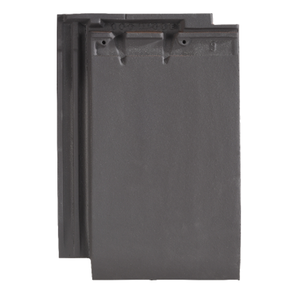 Tuile en terre cuite HP 17 Huguenot - emboîtement petit moule à pureau plat - Ardoise