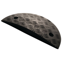 Élément d'extérieur pour ralentisseur en caoutchouc noir 35x17x5 cm