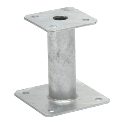 Pied de poteau fixe PPA hauteur 100 mm