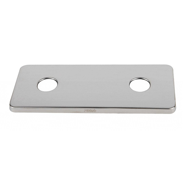 Plaque Inox- Ent=150mm-Pr SERTIfix F1/2" Pour parois non faïencées ou parois PVC