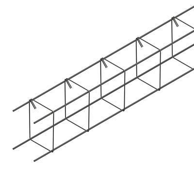 Armature chaînage sismique 8 x 12 cm 4 fils 10 mm cadre 15 cm