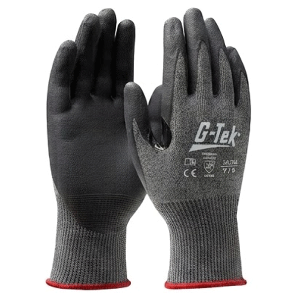 Gants anti-coupure tricoté sans couture enduction nitrile - G-Tek X-Treme - compatible écrans tactiles - Taille 7