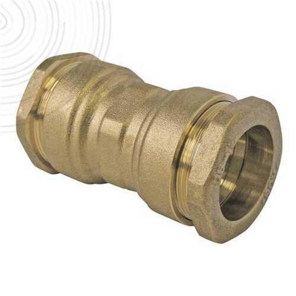 Raccord laiton manchon égal SUMO pour tube PE Ø50 mm