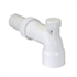 COUDE REGLABLE LAVABO A.VIDE D.40 PVC-C BLANC