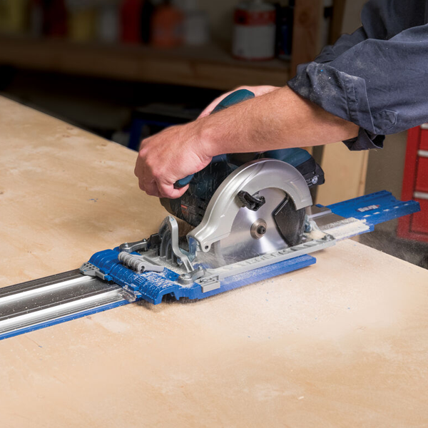 Rail de guidage universel pour scie circulaire Kreg KMA2700 Accu-Cut - découpe jusqu'à 127 cm