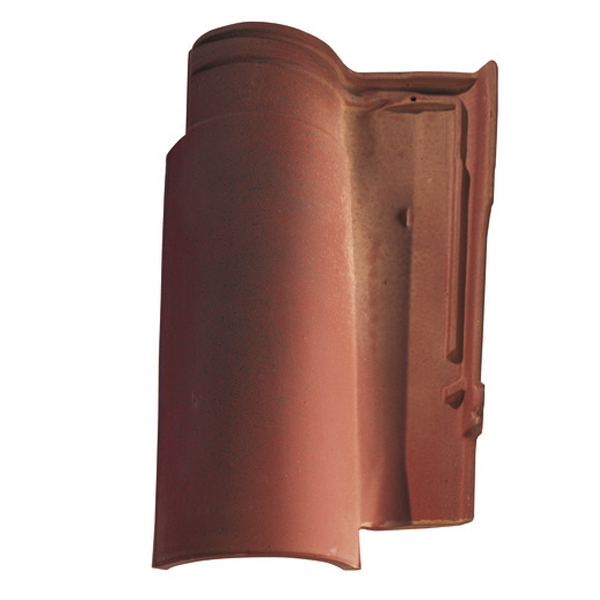 Tuile Galléane 12 en terre cuite - grand moule à fort galble - Rouge Occitan