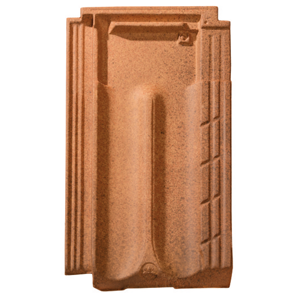 Tuile Marseille Héritage en terre cuite - BMI Monier - grand moule à faible relief - 43,3 x 26 cm - Valmagne cuivre