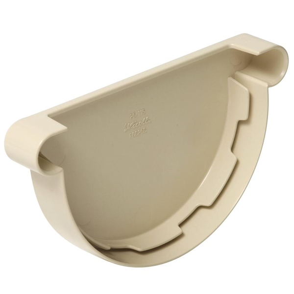 Fond de gouttière à coller pour gouttière 1/2 rond développé 25 coloris sable