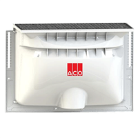 Cour anglaise en polypropylène - 800 x 600 x 400 mm - grille caillebotis maille 30 x 30 mm - accessible piéton