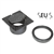 PVC Ø315 - Ouverture Ø220 mm - 355 x 355 mm - Marquage EU