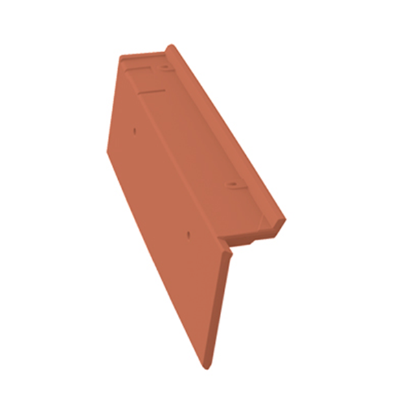 Tuile de rive à rabat universelle Tejas Borja - côté gauche du toit - coloris Nature Lamalou - 470 MM x 90 MM