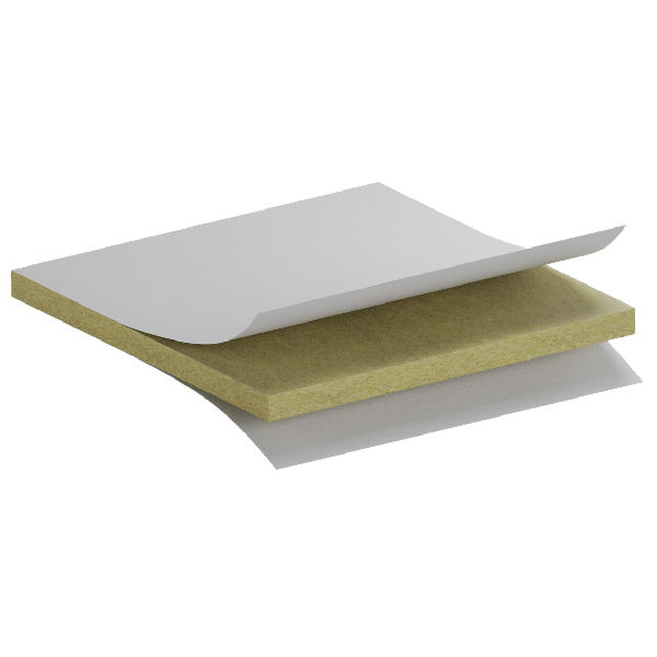 Dalle plafond acoustique Blanc Tonga dB 41 A - Bords droits - 1200,0 mm x 600,0 mm - ép. 38 mm