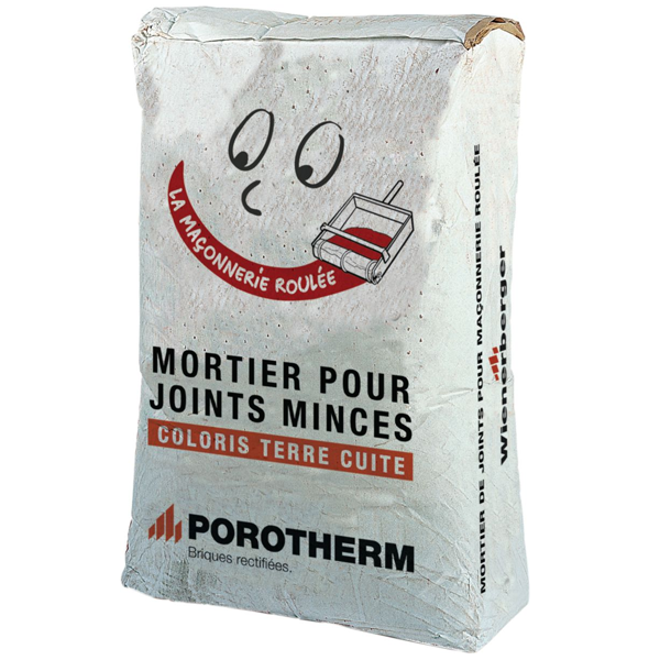 Mortier pour joint mince brique POROTHERM - Sac de 25 kg