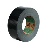 Adhésif multi-usages - Toile américaine polyéthylène - Largeur 50 mm - Rouleau de 25 m - Noir