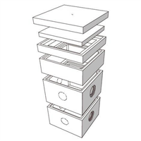 REHAUSSE POUR REGARD BETON BATIEMENT 60X60 EXT H25