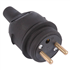 Fiche mâle 2P + terre diamètre 4.8 mm étanche couleur noir 16 A