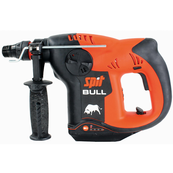 Perforateur chevilleur Spit Spitbull SDS Plus 36 V - 6 forets XT3 - 2 batteries 6,2 Ah - chargeur - mallette