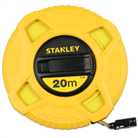 Décamètre mesure longue Stanley ruban 20 mètres en fibre de verre classe 3
