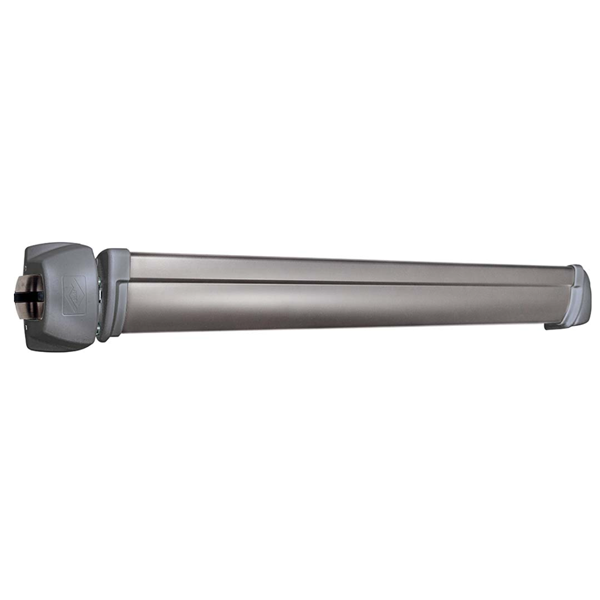 Barre anti-panique 2 points haut et bas - Fluid - longueur 1165 mm - Aluminium anodisé