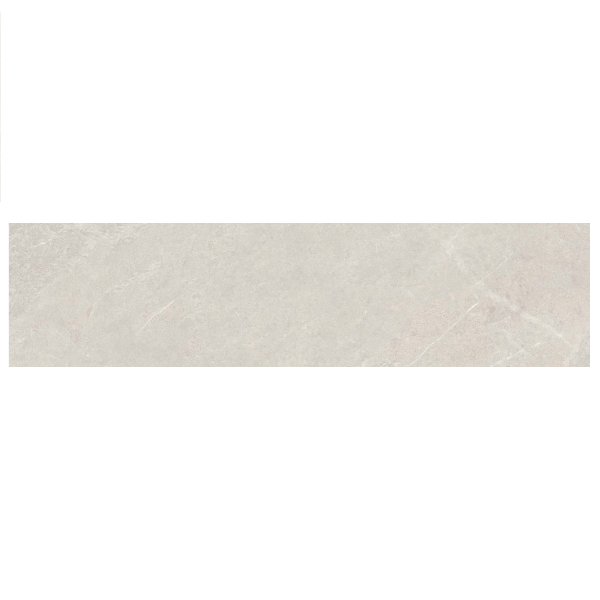 Plinthe pour carrelage effet pierre en grès cérame émaillé - Lourdes - 60,8 cm x 7,4 cm - ép. 9,5 mm - Light