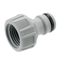 Raccord nez de robinet pour tuyau d’arrosage Gardena - Filetage 15 x 21 mm - 1/2" - Plastique