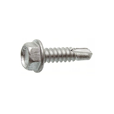 Vis autoperceuse acier zingué tête hexagonale 10 diamètre 6.3 x 63.0 mm - boîte de 150