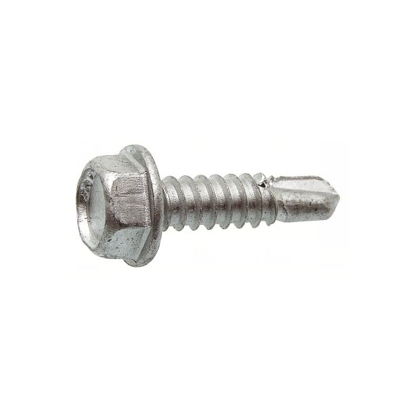 Vis autoperceuse acier zingué tête hexagonale 10 diamètre 6.3 x 63.0 mm - boîte de 150