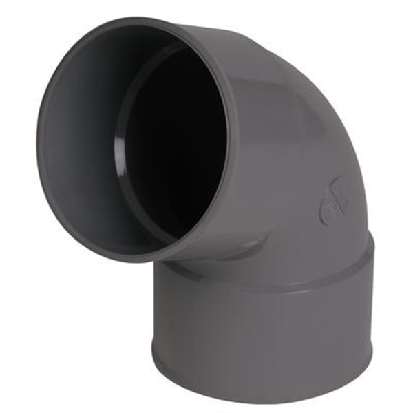 Coude femelle-femelle à 67°30 pour tube de descente Diam. 80mm CR66GT