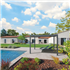Pergola bioclimatique autoportée carrée Alusun - lames orientables - gris anthracite - 3,00 M x 3,00 M
