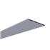 Lambris PVC de sous toiture Gris - 4 frises alvéolaires - 250 MM x 10,00 MM - Long. 4,00 M