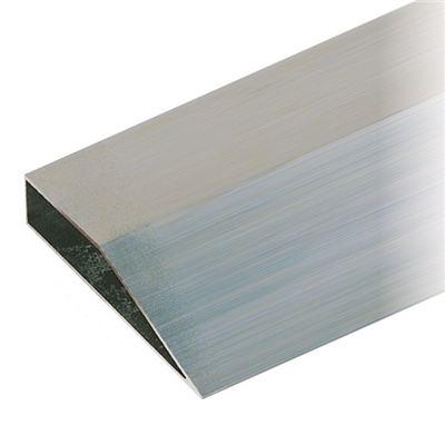 Règle à lisser biseautée en aluminium pour plâtrier - Taliaplast - section 100 x 18 mm - longueur 1,00 M