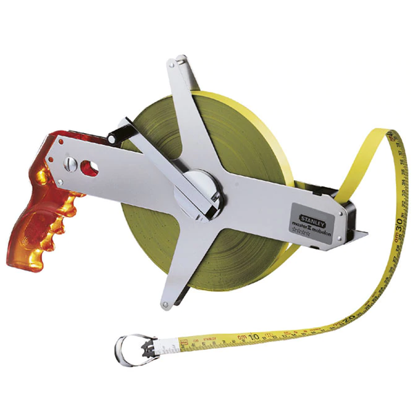 Mesure longue à ruban Stanley Master II Mabolon à poignée 50 mètres x 12,7 mm classe 2