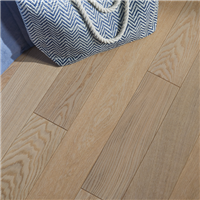 Parquet contrecollé en bois Diva Chêne Classic Linen - 90 MM x 12,00 MM - long. variable