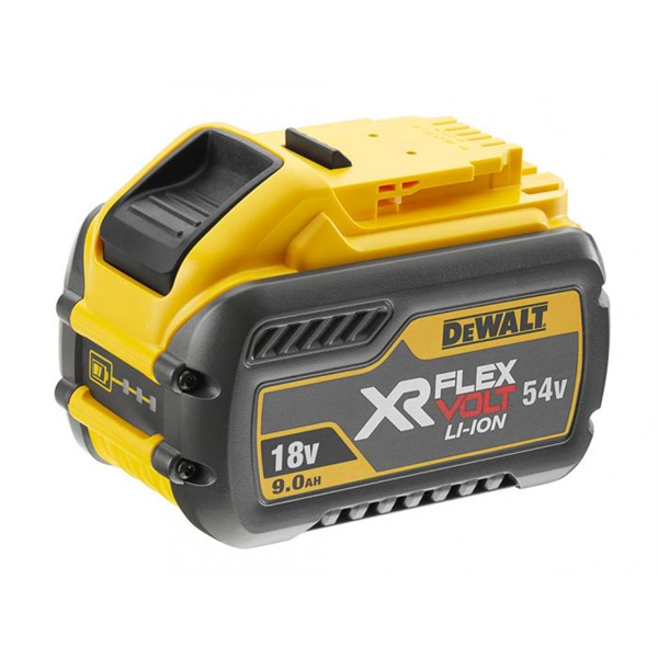 Pack de démarrage DeWalt Flexvolt 2 batteries 54V/18V 9.0Ah 1 chargeur rapide DCB118X2