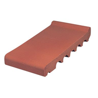 Appui de baie plein Terreal en terre cuite rouge - profondeur 33 CM - largeur 20,00 CM - épaisseur 7,50 CM