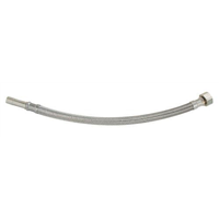 Flexible sanitaire à souder Ø10 - Raccord Ecrou tournant 1/2" - L: 300mm DN8