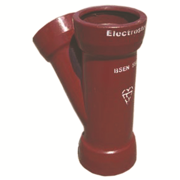 CULOTTE DE BRANCHEMENT FONTE , 1/4, FEMELLE-FEMELLE-FEMELLE DN 200, DN 150