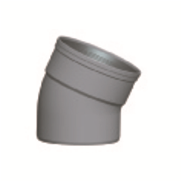 COUDE PVC CR8 MALE FEMELLE 22°30 D 125 ASSAINISSEMENT A JOINT